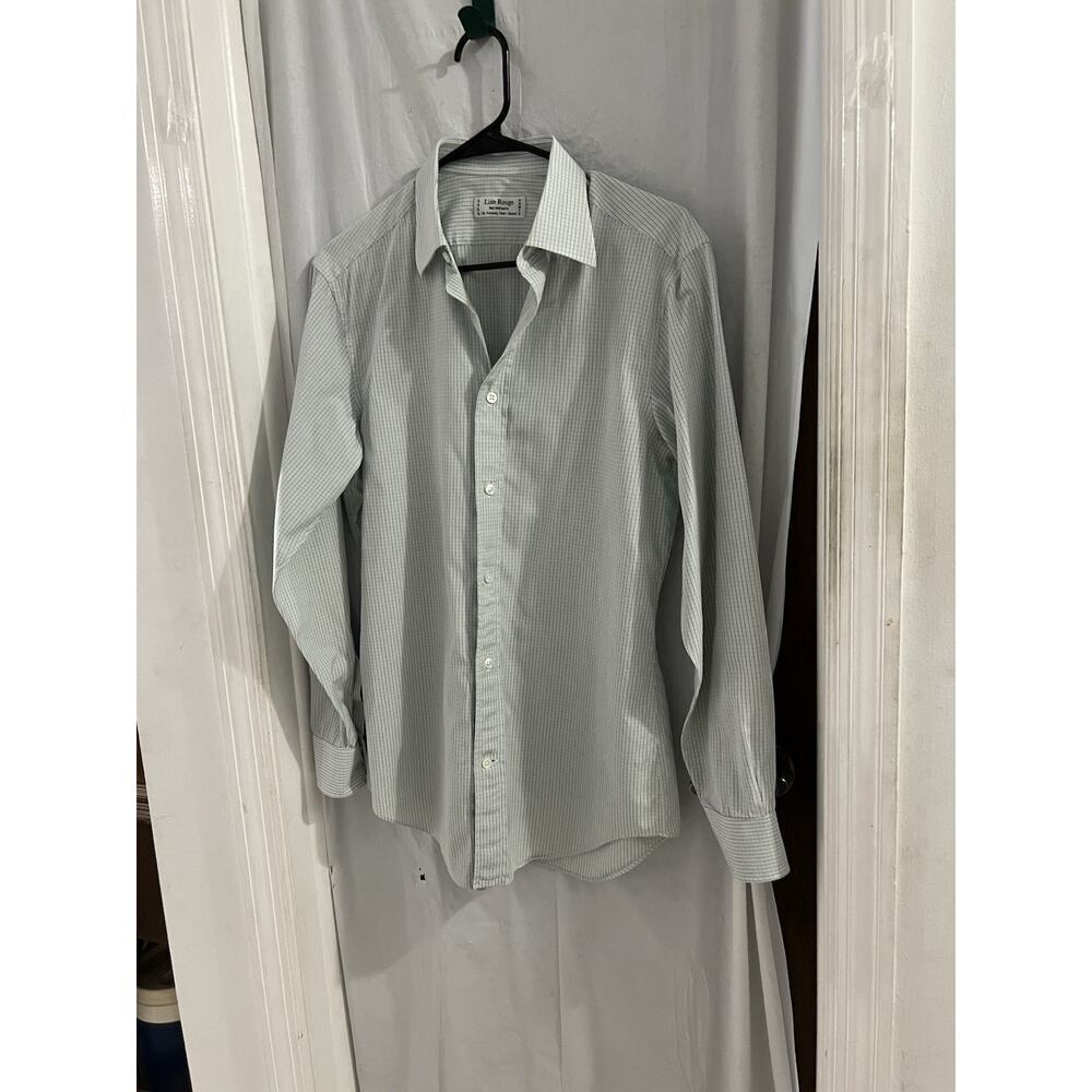 Liste Rouge Sur Mesure Paris Men’s Egyptian Cotton Taylor Made Dress Shirt Sz 17
